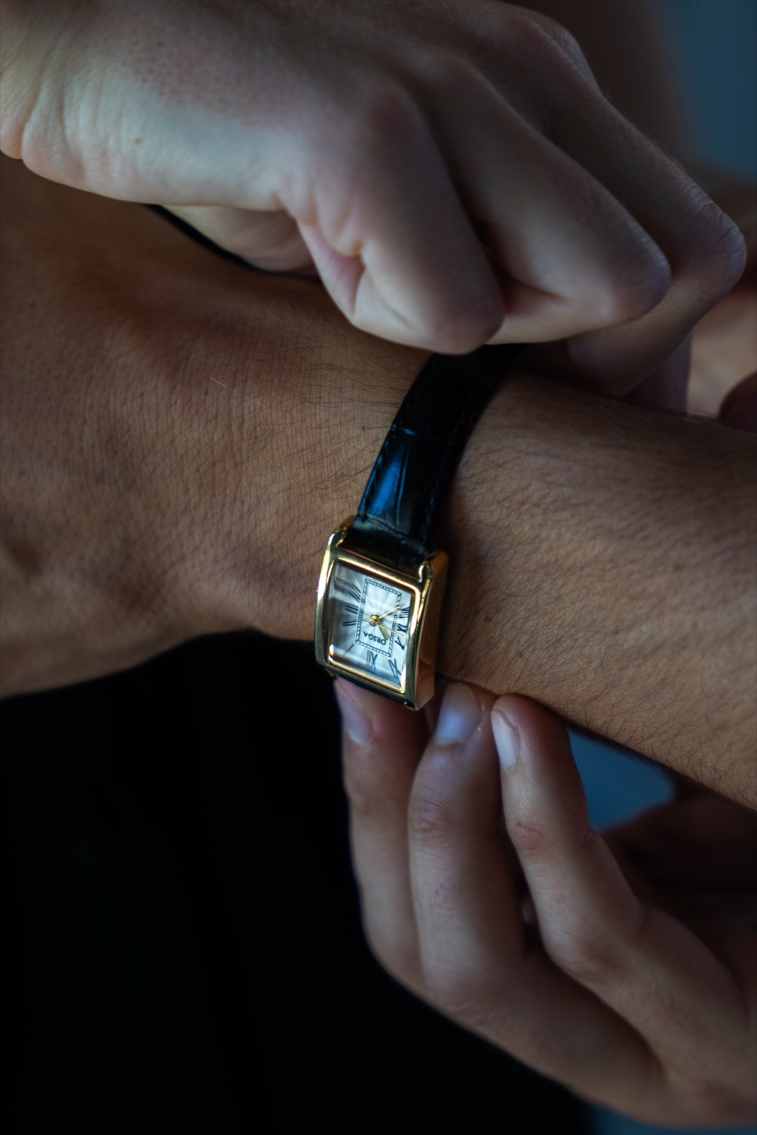 Watch clasp detail